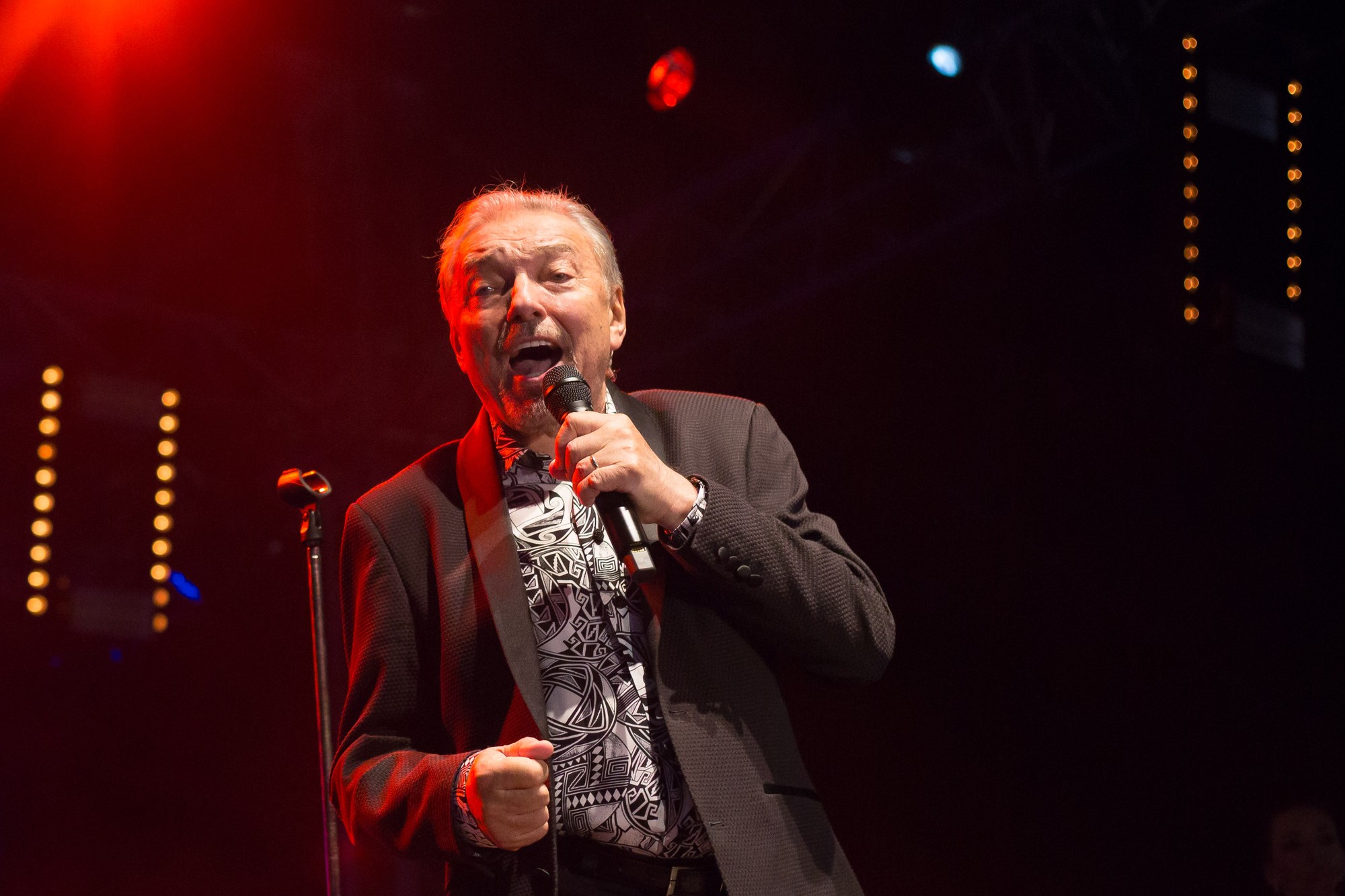 Karel Gott počas festivalu Topfest na letisku v Piešťanoch 1. júla 2017.