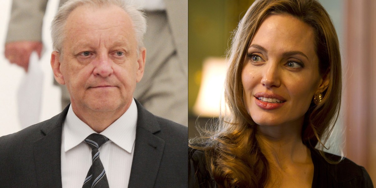 Bolesław Piecha i Angelinie Jolie