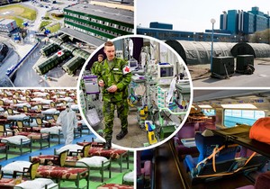 privremene bolnice kombo RAS EPA Jonas Ekstromer, EPA Adam Ihse,  Tanjug AP, EPA Antonio Bat