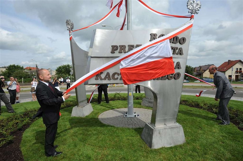 Rondo Kaczyńskiego na 30-lecie "Solidarności". Foto