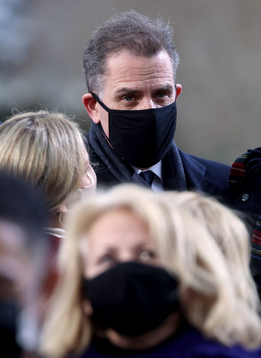 Hanter Bajden na inauguraciji svog oca u januaru 2021.