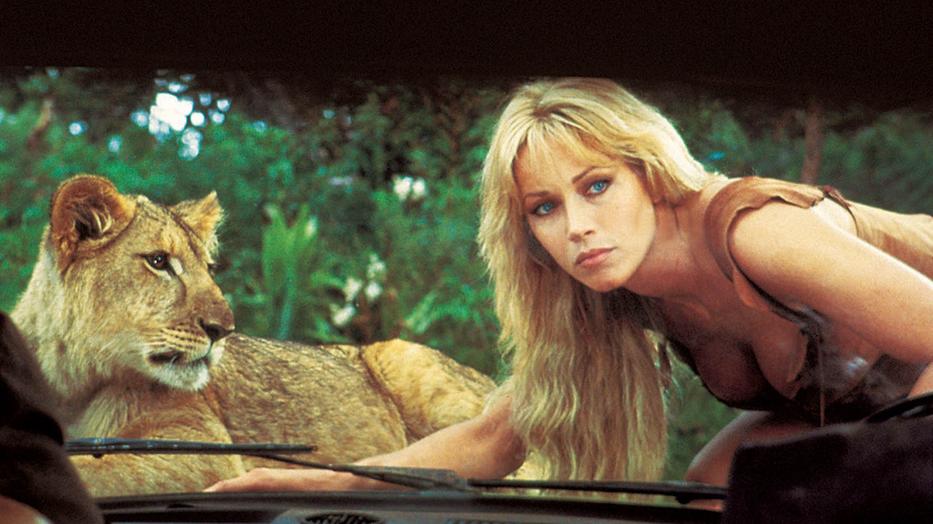 Tanya Roberts az 1984-es Sheena, a dzsungel királynője című filmben - egy évvel később már Bond-lányként szerepelt / Fotó: Northfoto