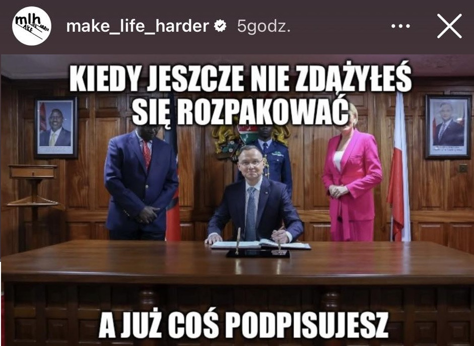 Mem o Andrzeju Dudzie