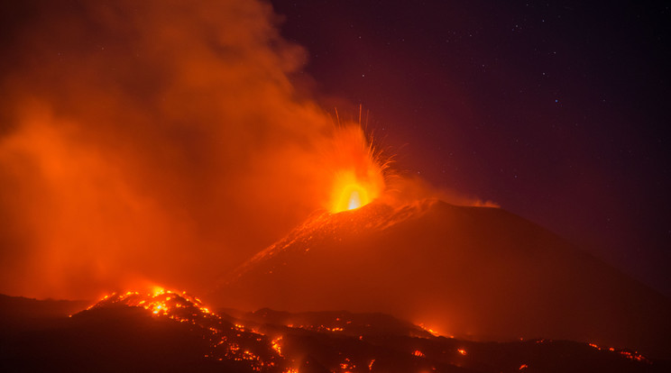 Újra kitört az Etna / Fotó: AFP