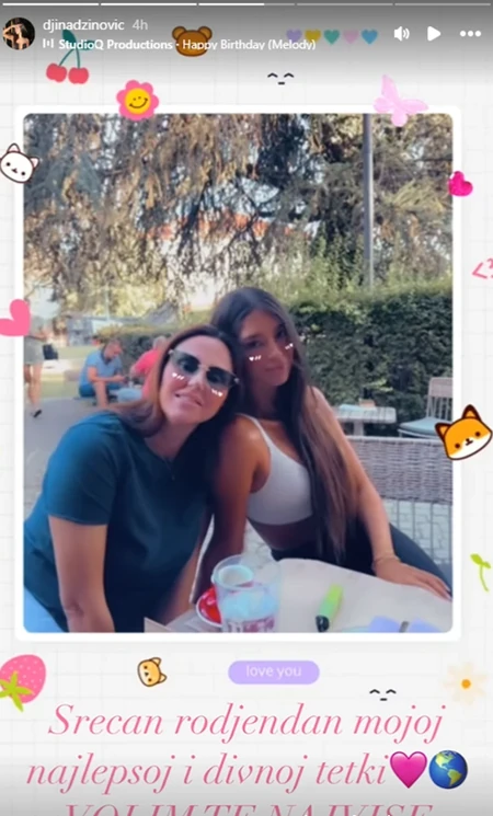 Đina sa tetkom Eminom Galić