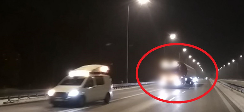 Nielegalny i gigantyczny transport pod osłoną nocy. Niemcy wpadli na trasie S3