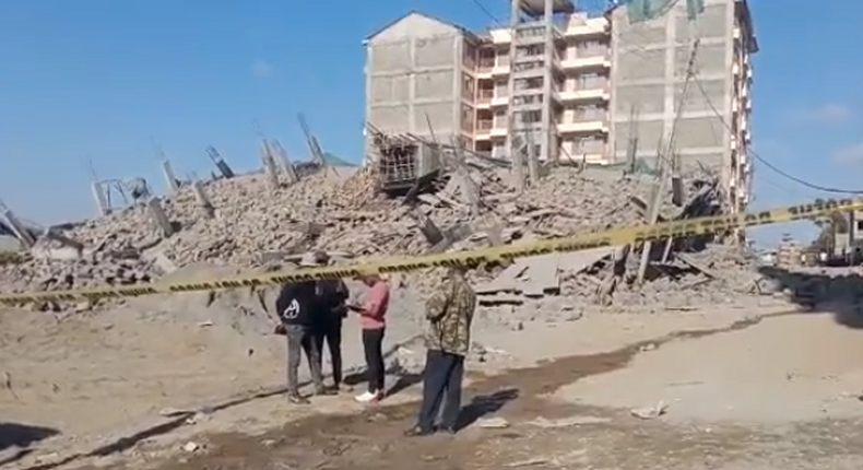 9 storey buidling under construction in Ruiru collapses