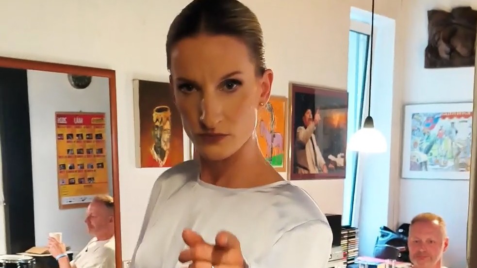 Moderátorka Adela Vinczeová.