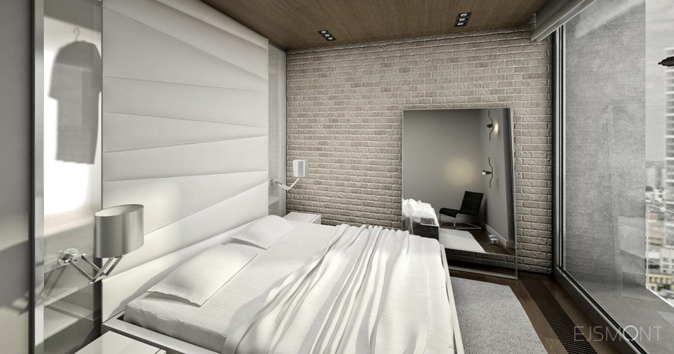 Nowoczesny apartament dla singla - projekt Ejsmont