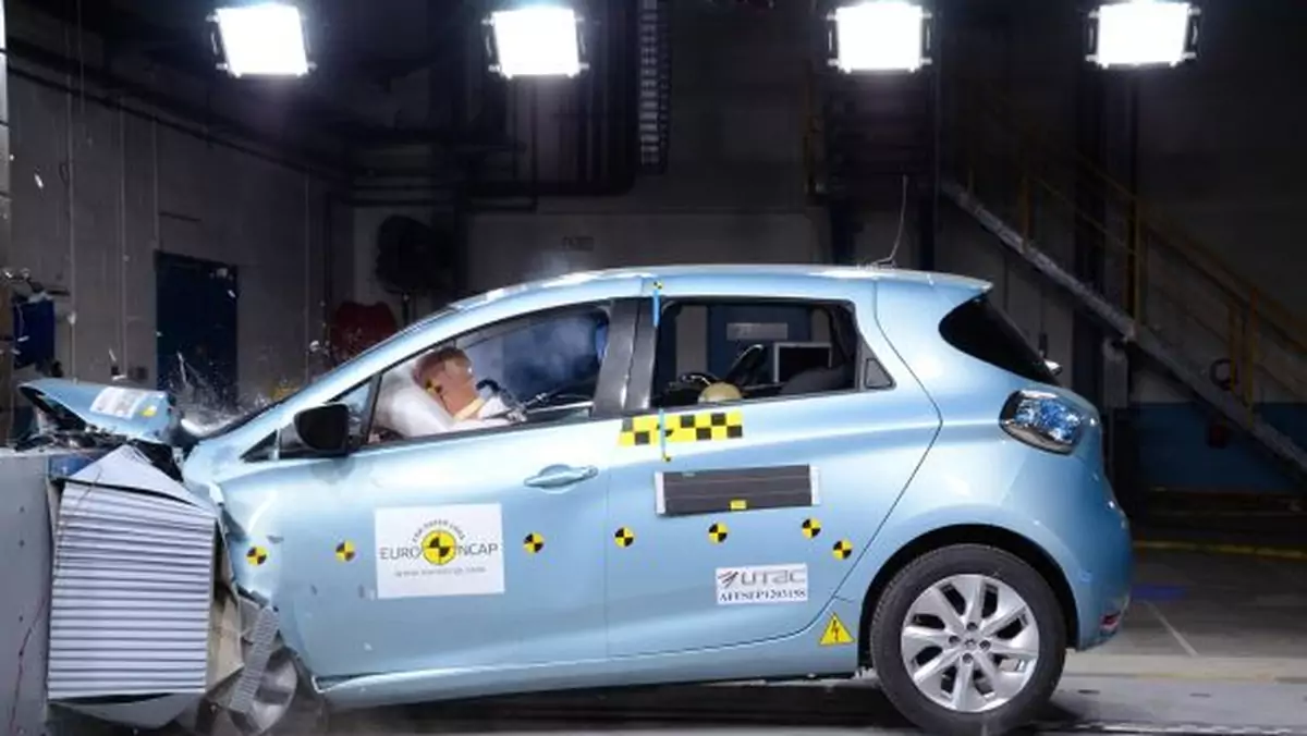 Renault Zoe - test zderzeniowy