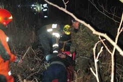 Akcja ratownicza przy granicy z Białorusią. Służby wyłowiły z bagien 4 migrantów