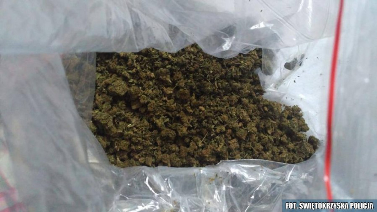 Kielce: policjanci przejęli prawie 1,5 kg narkotyków
