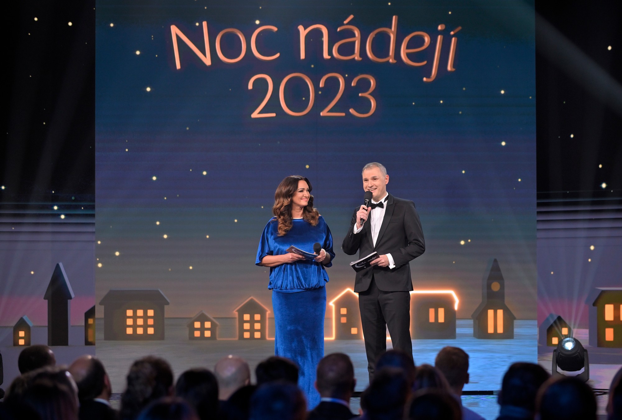 Slávnostný galavečer Noc nádejí 2023.