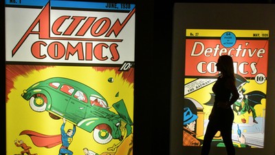 DC Exhibition, Dawn of Super Heroes press view