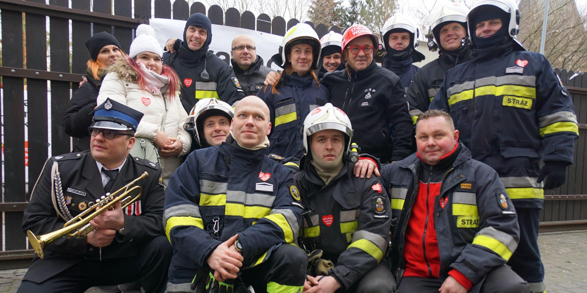 Jerzy Owsiak honorowym strażakiem OSP w Aleksandrowie Łódzkim 