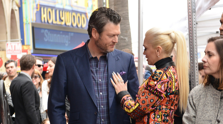 Gwen Stefani és Blake Shelton nagyon jól mutatnak együtt! /Fotó: Northfoto