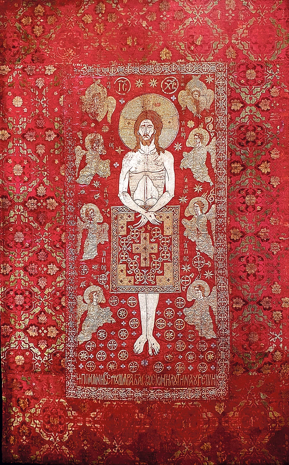 Plaštanica kralja Milutina, carigradska radionica, kraj 13, početak 14. veka