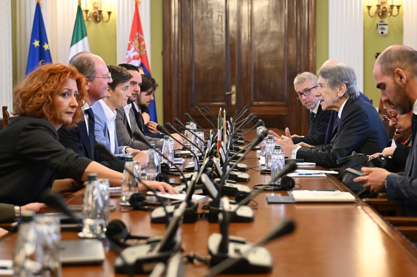 Ana Brnabić i odbor senata Italije