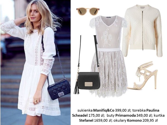 STYLIZACJE white total look