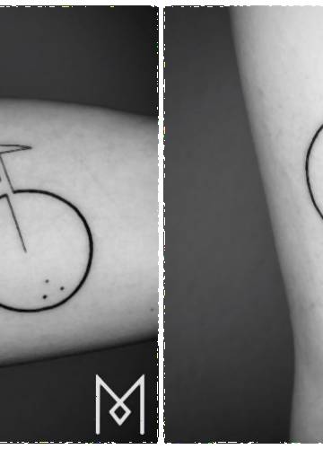 Minimalistyczne tatuaże, które tworzy tylko JEDNA LINIA | Ofeminin