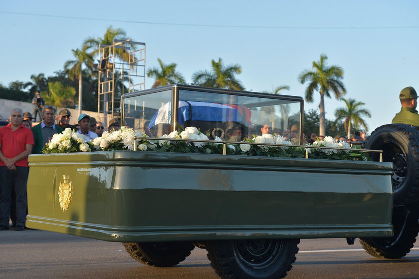 Uroczystości pogrzebowe Fidela Castro