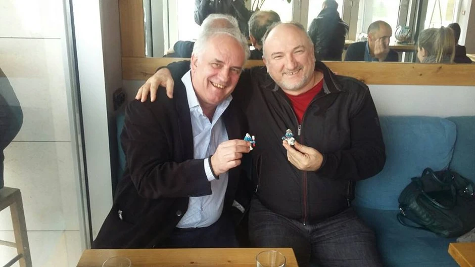Miroslav Žunjić (levo) Štrumpfove vodi i na putovanja