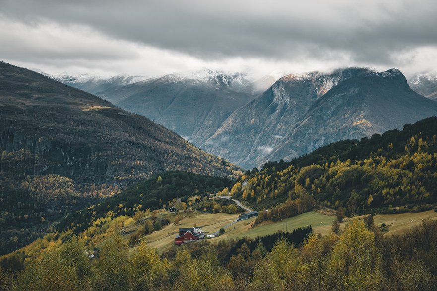 Jesień w Norwegii