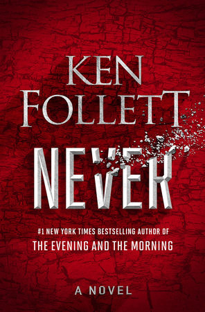 Okładka brytyjskiego wydania "Never" Kena Folletta