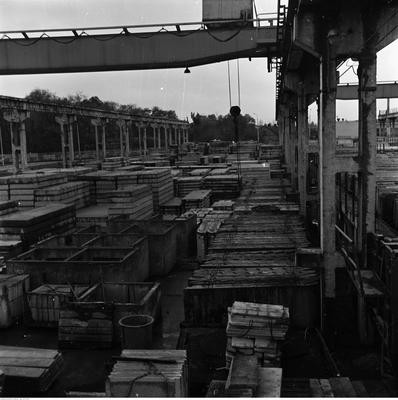 Fabryka elementów betonowych na Żeraniu w Warszawie