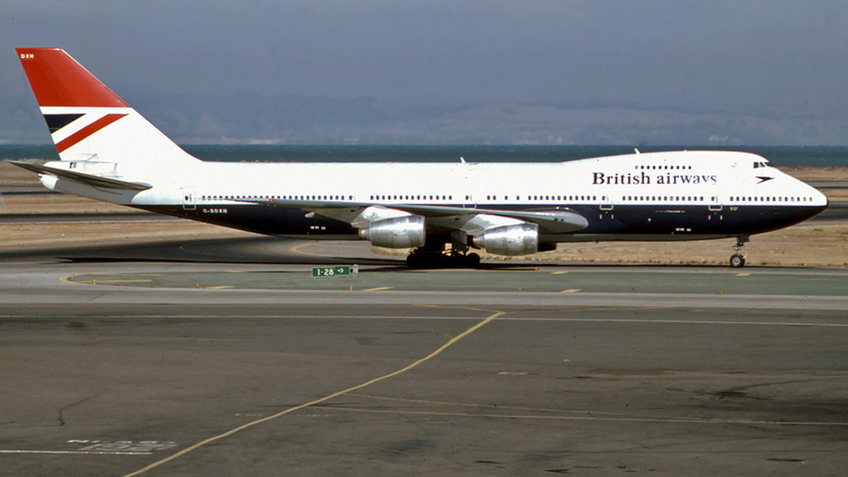 Lot BA9 British Airways 24 czerwca 1982, cztery silniki zepsuły się