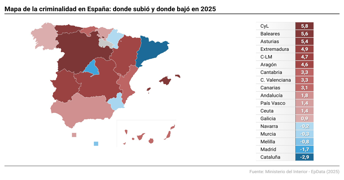 ¿Tu comunidad es más segura? Mapa de criminalidad revela fuertes ...