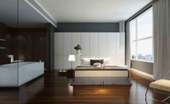 Wygoda? A może zbytek luksusu? Sypialnia z łazienką w jednym [INSPIRACJE]