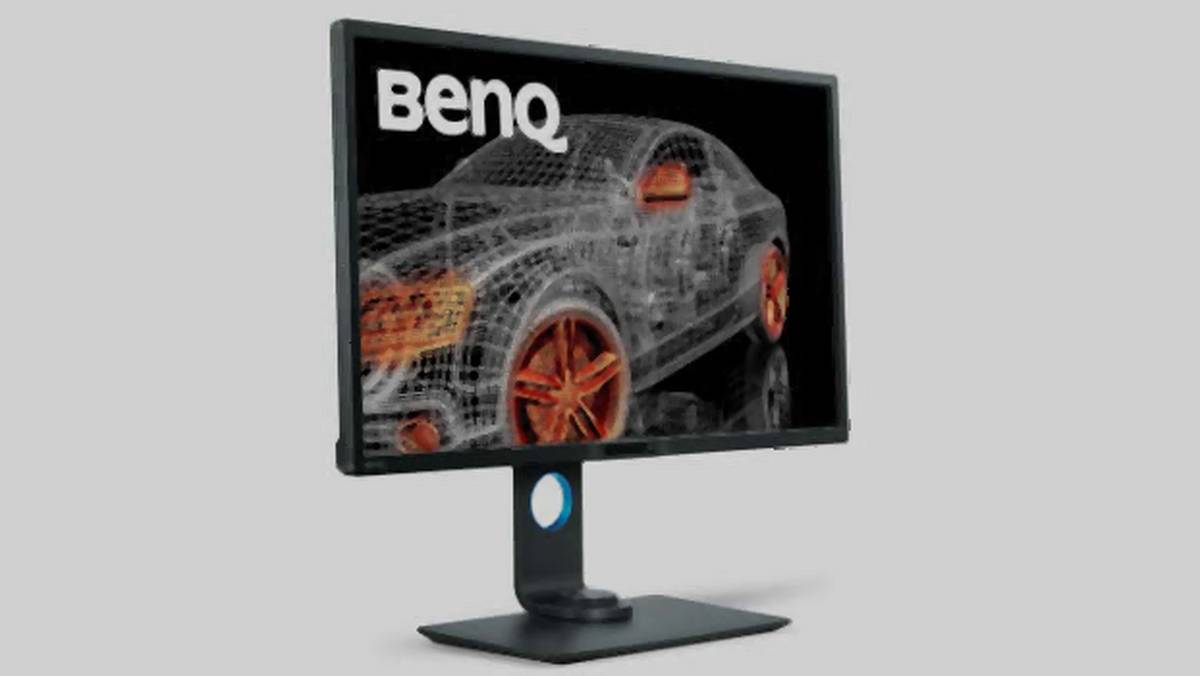 Dwa 32-calowe monitory BenQ dla projektantów