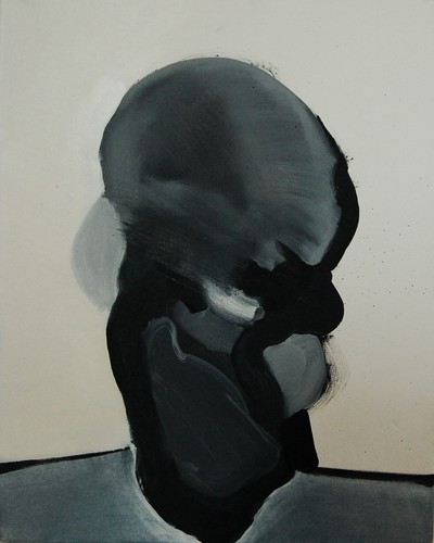 'Szkice do portretu 4', Cezary Bednarczyk, olej na płótnie, 50x40 cm