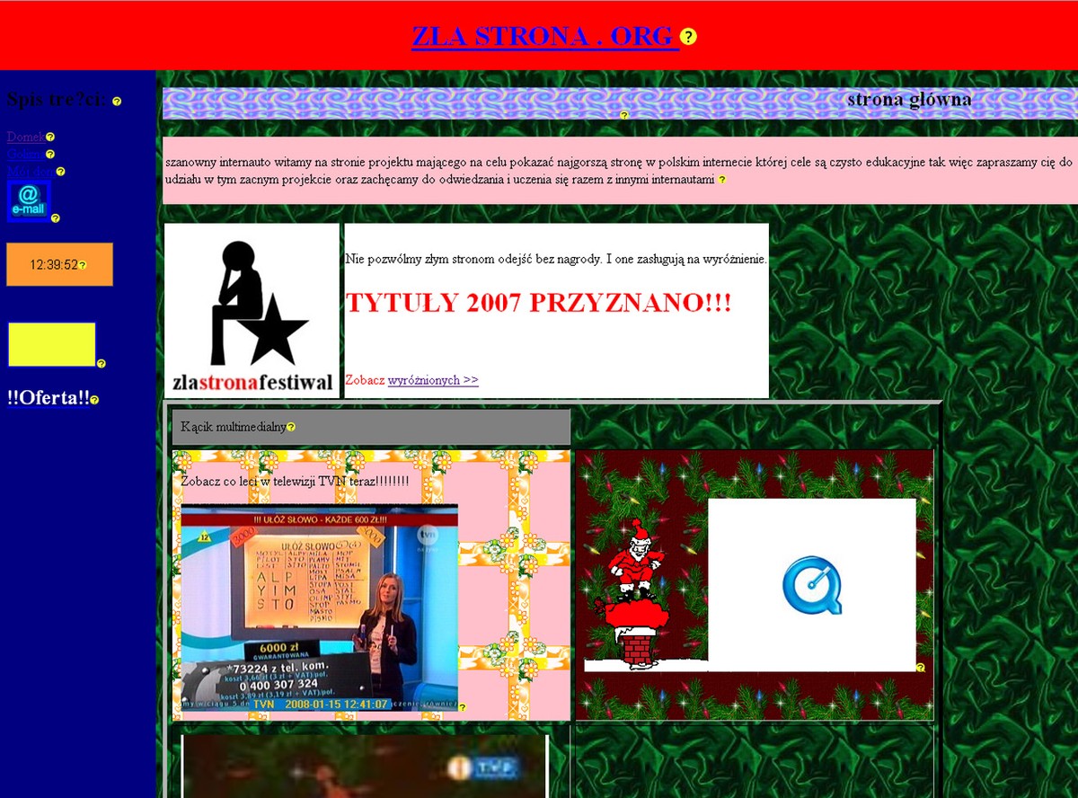 Zobacz najgorszą stronę w internecie