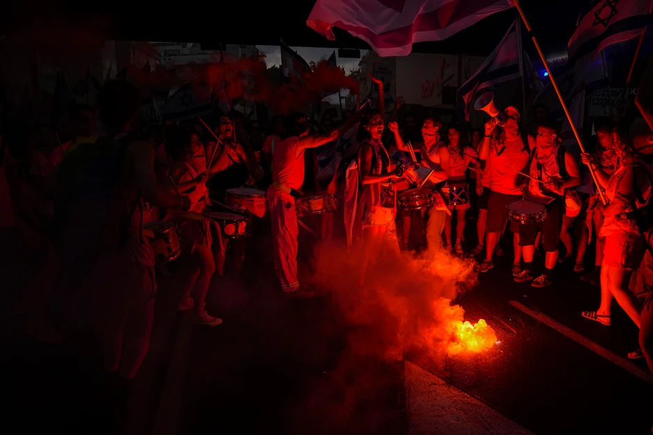 Protest zbog reforme pravosuđa u Tel Avivu 17. juna