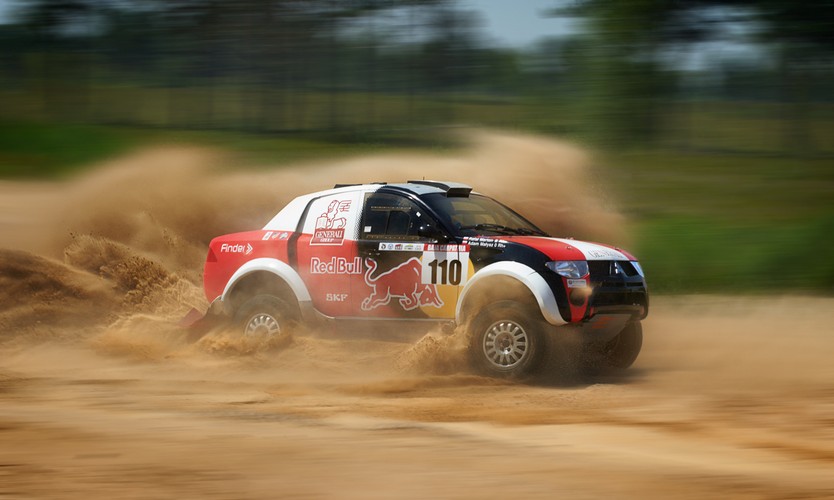 Mitsubishi L200 - poprzednia rajdówka Małysza