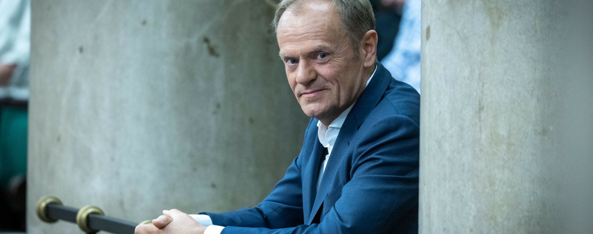 Przewodniczący PO Donald Tusk na posiedzeniu Sejmu