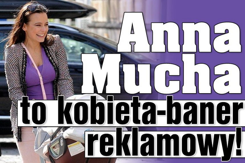 Anna Mucha: Kobieta baner reklamowy