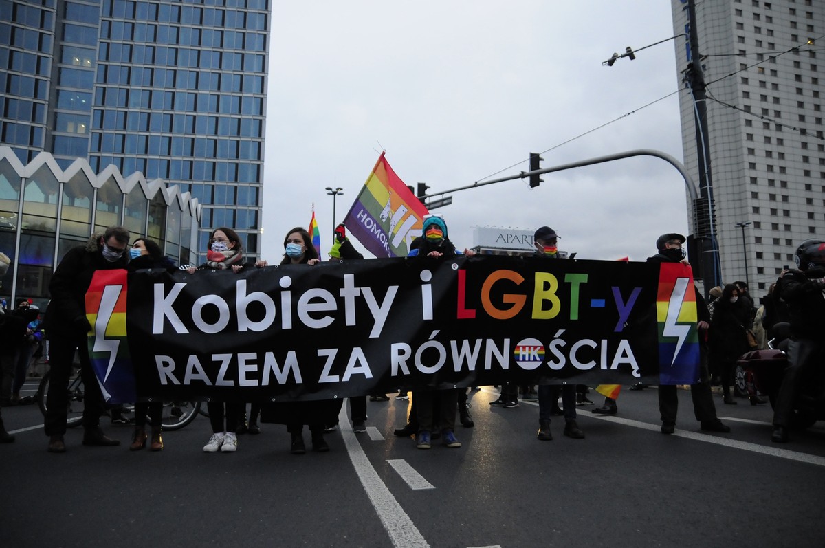 Strajk Kobiet w Warszawie 28 listopada 2020 r