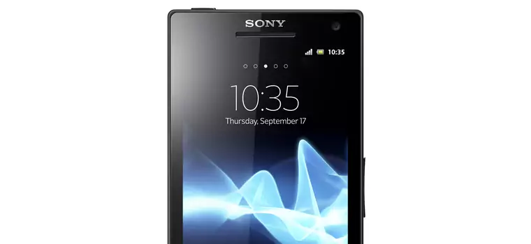 Xperia S, lewitujący telefon