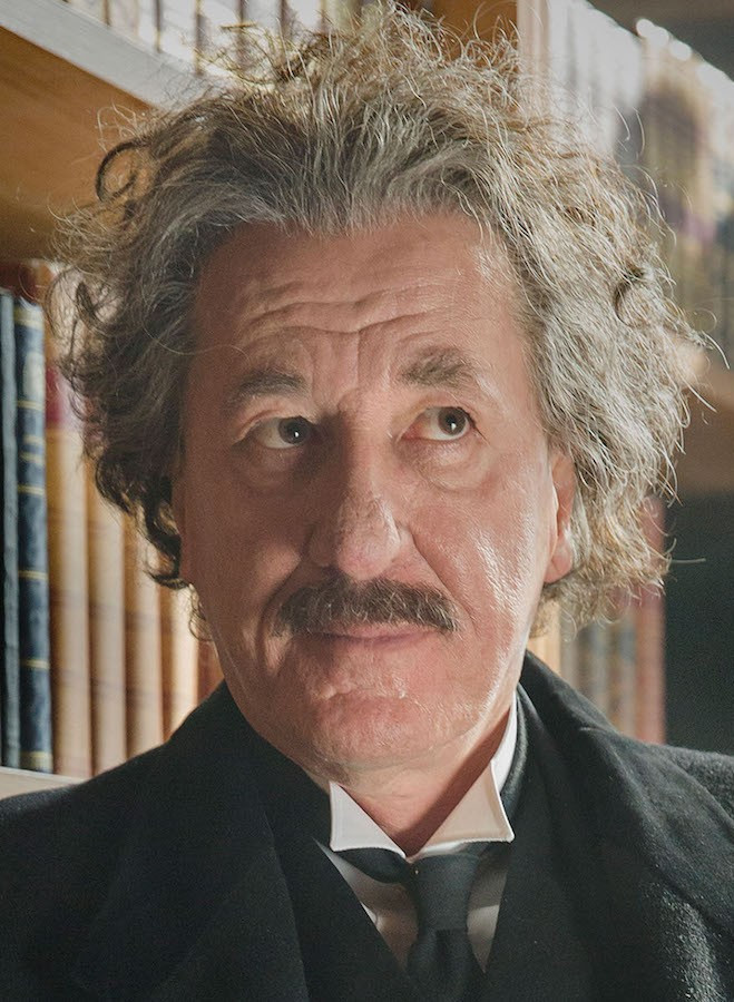 Albert Einstein i Geoffrey Rush w serialu "Geniusz"