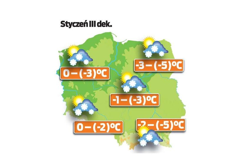 Prognoza pogody. A jednak zima!