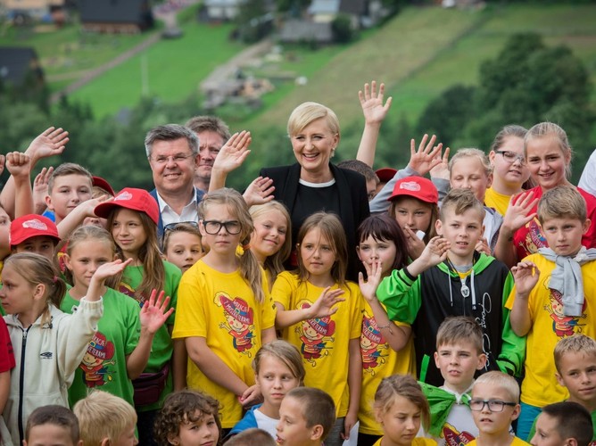 Agata Kornhauser-Duda na 'Wakacjach z muszkieterami'