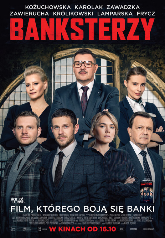 plakat filmu "Banksterzy" 