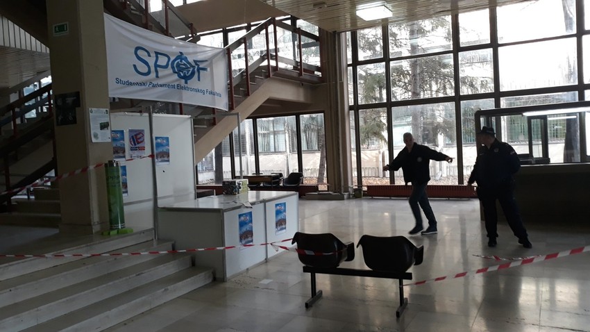 Tuča na fakultetu u Nišu