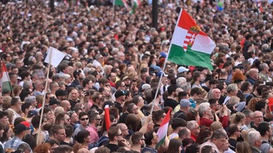 Wielotysięczna demonstracja w Budapeszcie. Protestowali przeciwnicy Viktora Orbana