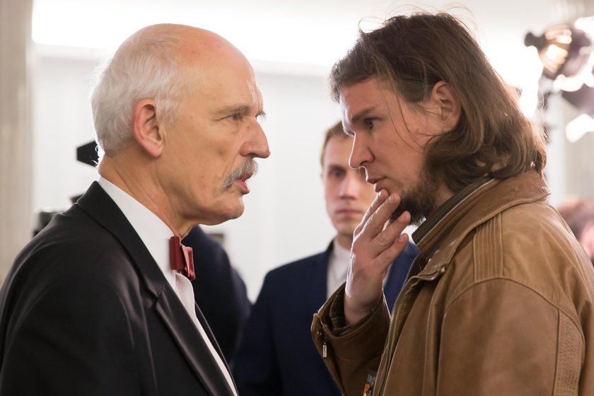 Korwin-Mikke chce, żeby jego bliscy mogli wchodzić na teren Sejmu