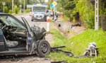 Potworne zderzenie. Motocyklista zginął na drodze 