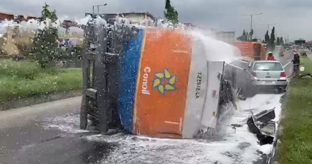 Tragedy averted as emergency responders prevent tanker explosion in Surulere - Vimarsana News